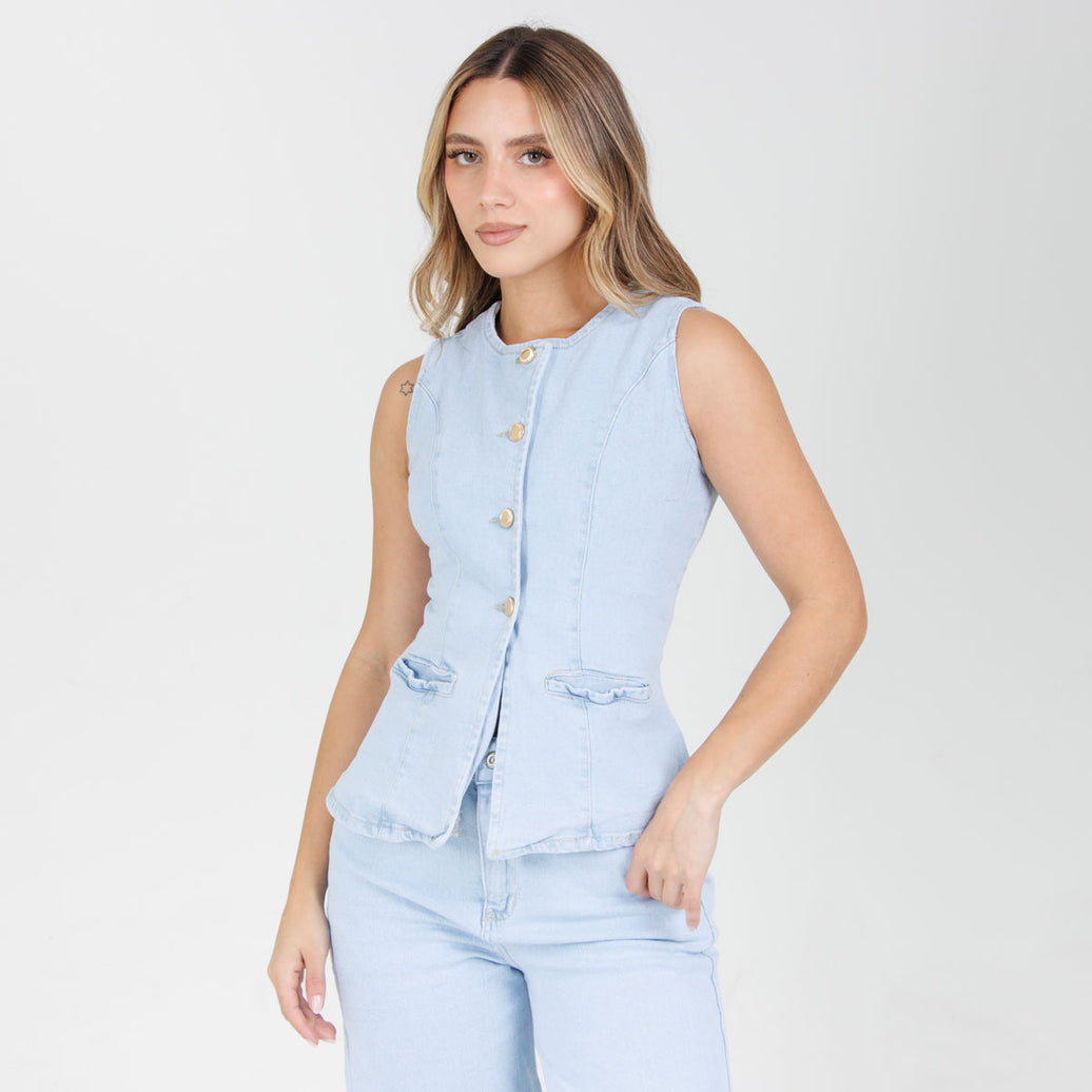 Chaleco denim B1846
